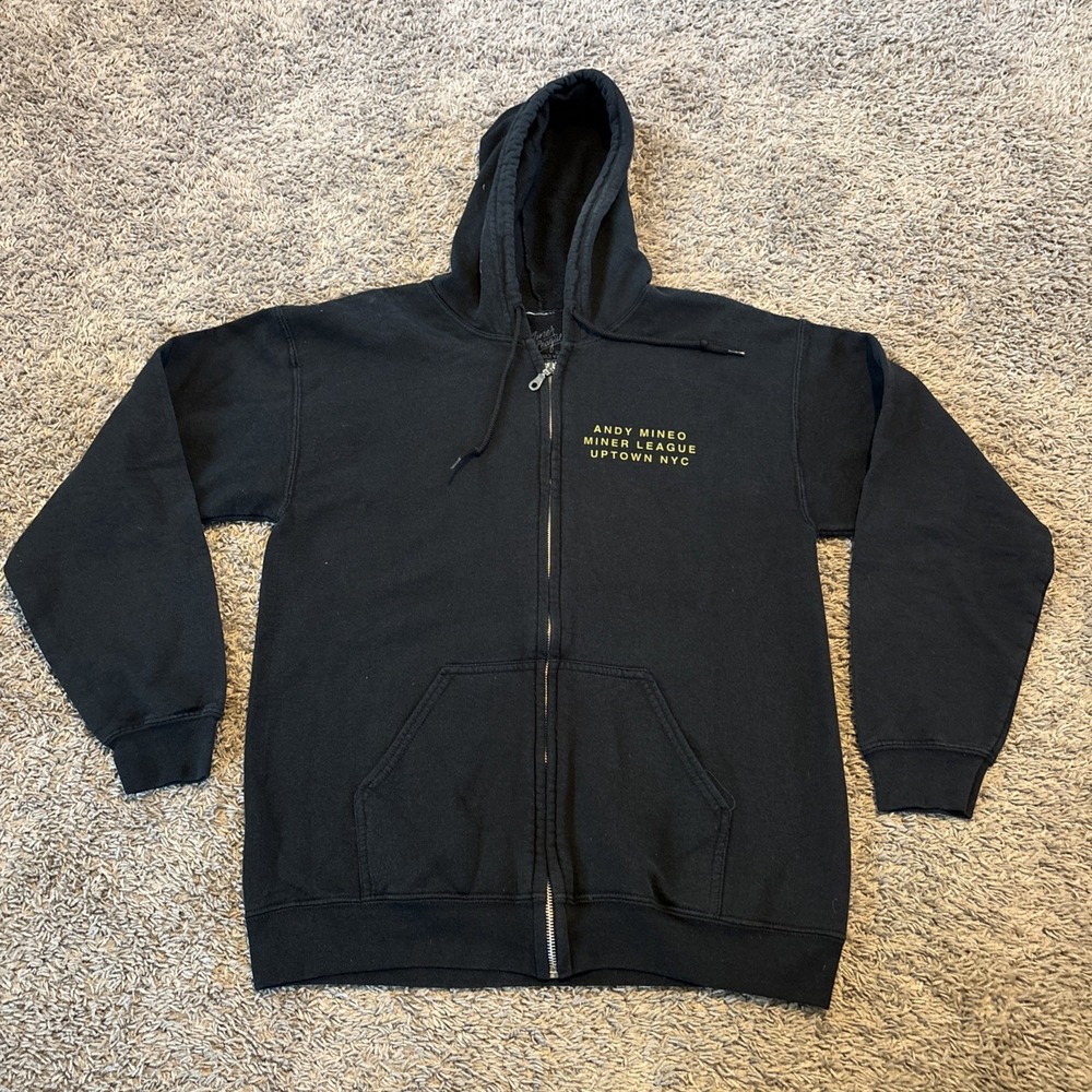 Andy Mineo TOUR Band Hoodie Sweatshirt Merch M Medium Miner League